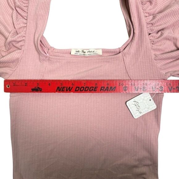 Free People We The Free Night Lily Top Pale Mauve‎ Women’s Size Small NWT - Picture 5 of 8